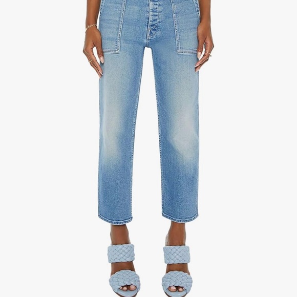 MOTHER denim the patch pocket private flood jeans - Picture 6 of 8